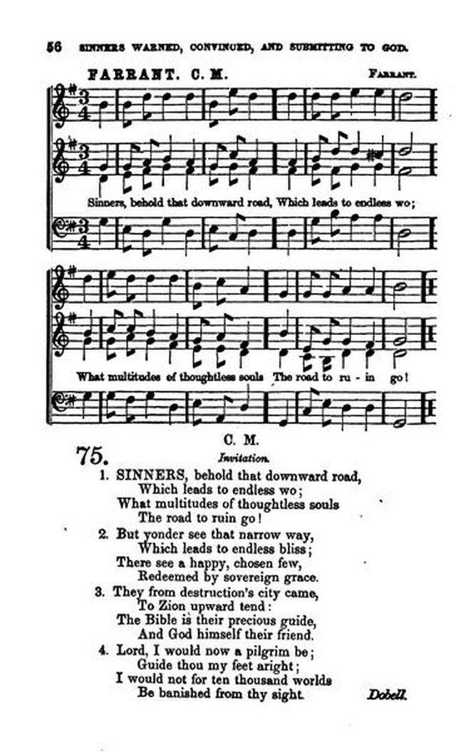 Christian Melodies: a selection of hymns and tunes designed for social and private worship in the lecture-room and the family (2nd ed.) page 55
