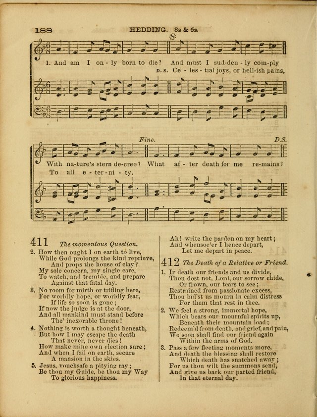 Cottage Melodies; a hymn and tune book, for prayer and social meetings and the home circle page 195