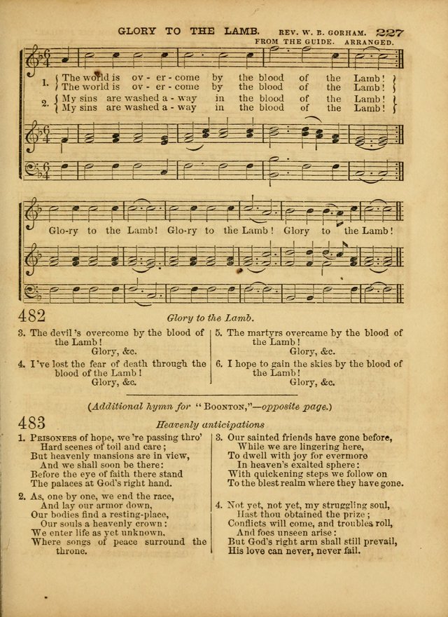 Cottage Melodies; a hymn and tune book, for prayer and social meetings and the home circle page 234