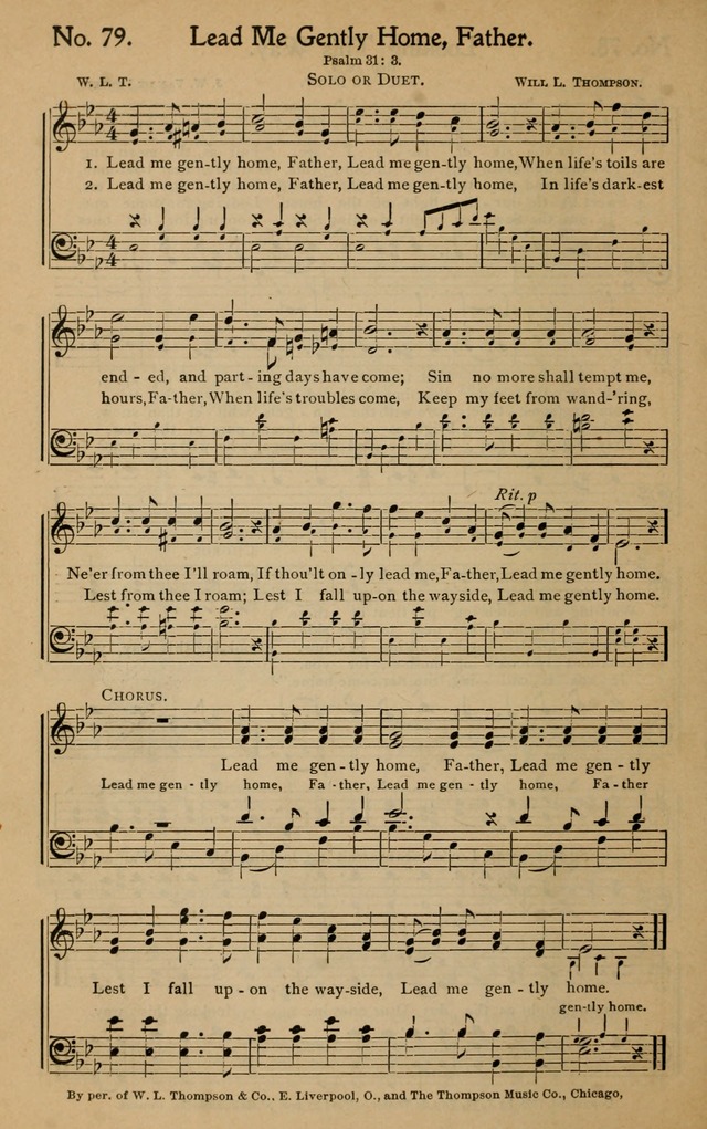 Christian Melodies: the new song book, for church, evangelistic, Sunday-school and Christian endeavor services page 87