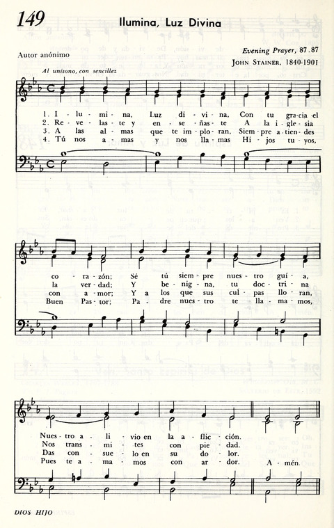 Cántico Nuevo: Himnario Evangelico page 164