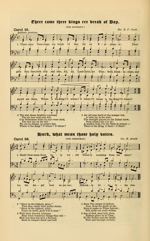 Carols Old and Carols New: for use at Christmas and other seasons of the Christian year page 34