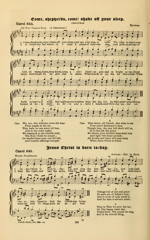Carols Old and Carols New: for use at Christmas and other seasons of the Christian year page 540