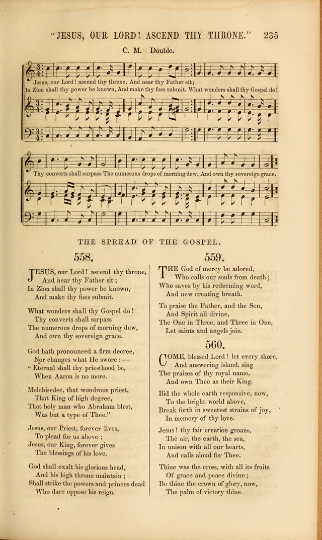 Church Pastorals, hymns and tunes for public and social worship page 235