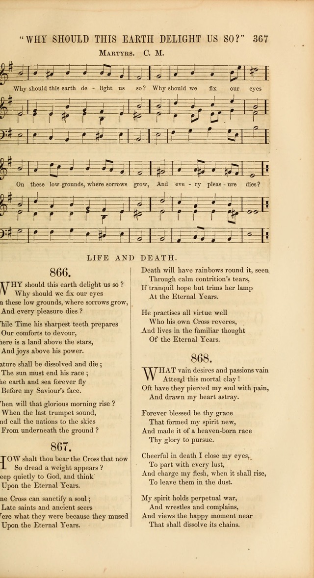 Church Pastorals, hymns and tunes for public and social worship page 367
