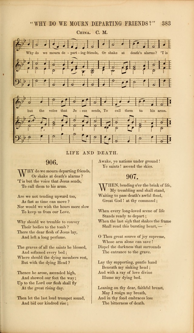 Church Pastorals, hymns and tunes for public and social worship page 383