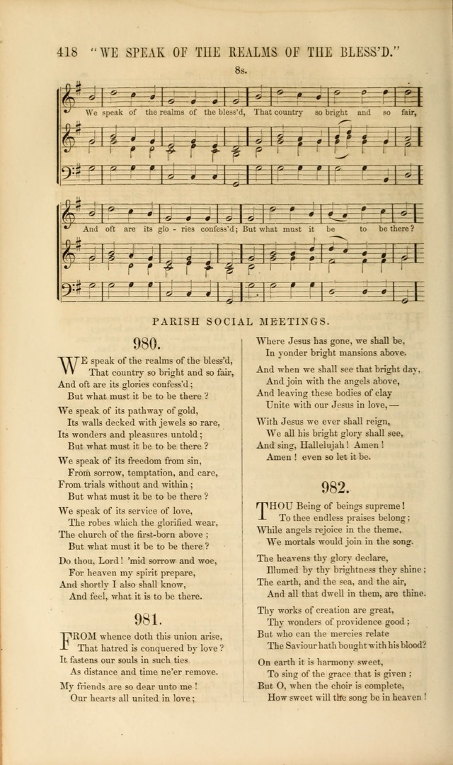 Church Pastorals, hymns and tunes for public and social worship page 418