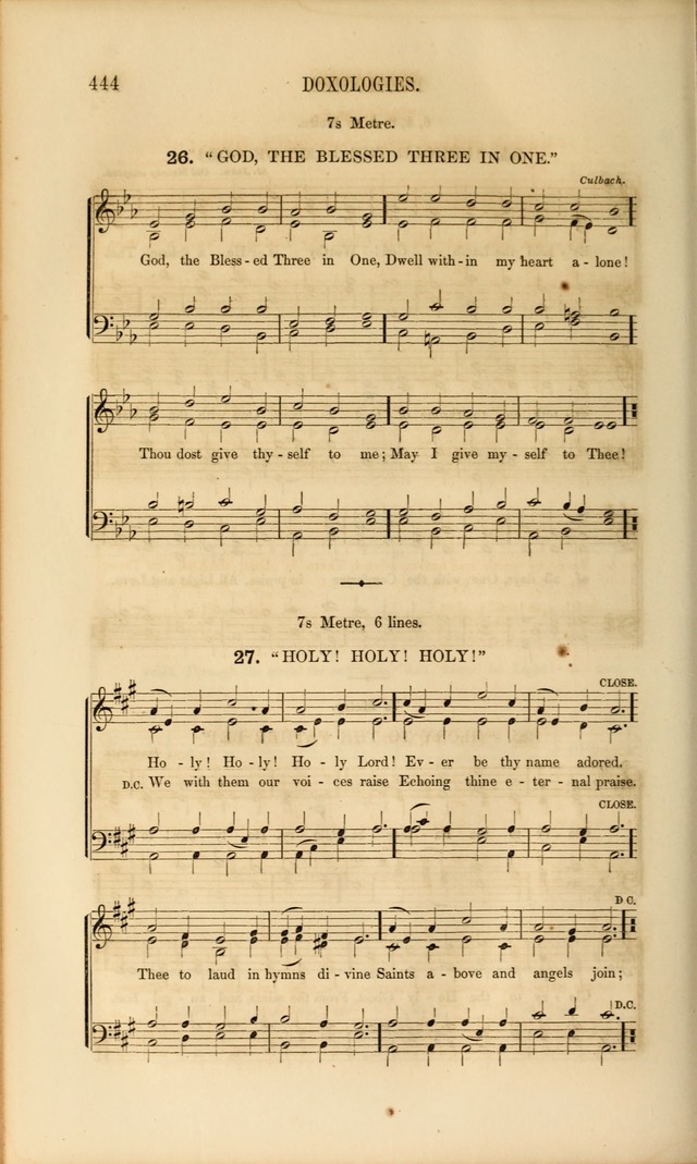 Church Pastorals, hymns and tunes for public and social worship page 444