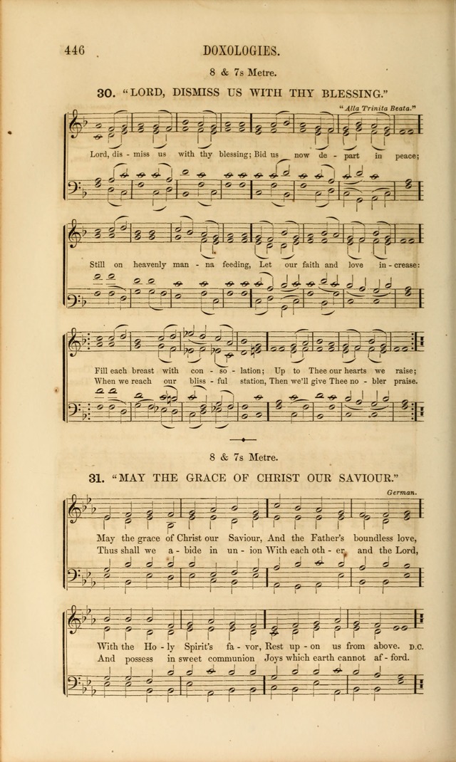 Church Pastorals, hymns and tunes for public and social worship page 446