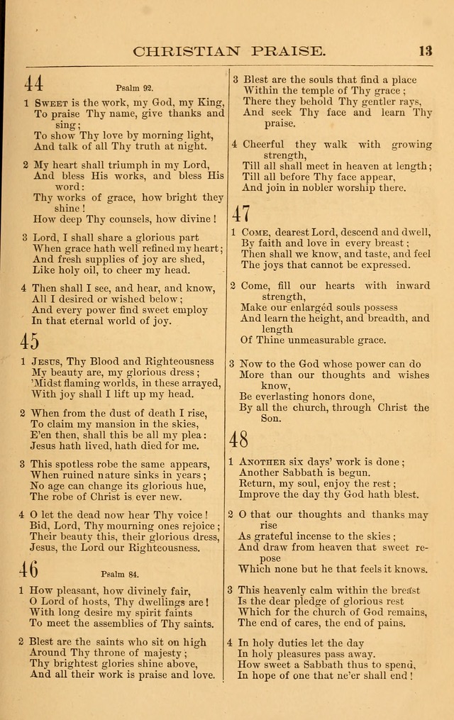 Christian Praise: hymns and tunes for the use of the Baptist churches page 22