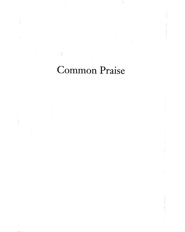 Common Praise (1998) page i