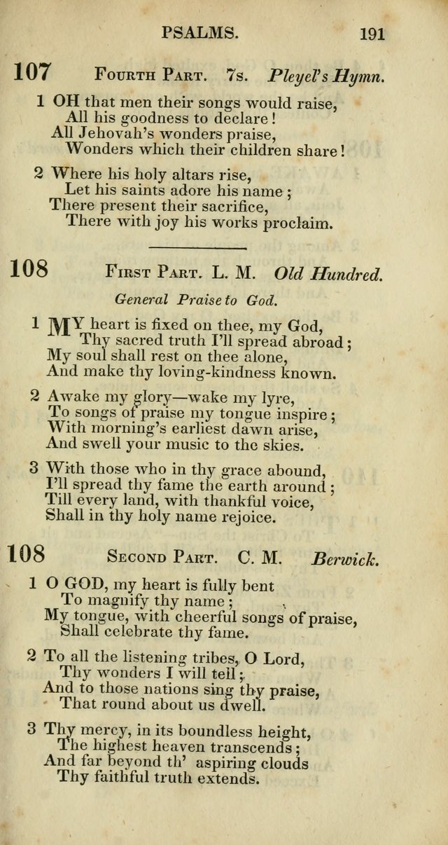 Church Psalmody: a Collection of Psalms and Hymns adapted to public worship page 194