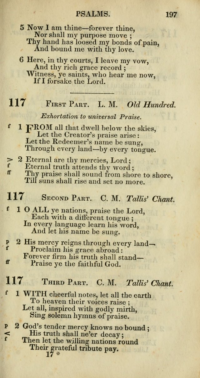 Church Psalmody: a Collection of Psalms and Hymns adapted to public worship page 200