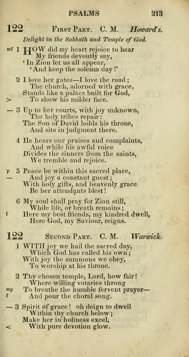 Church Psalmody: a Collection of Psalms and Hymns adapted to public worship page 216