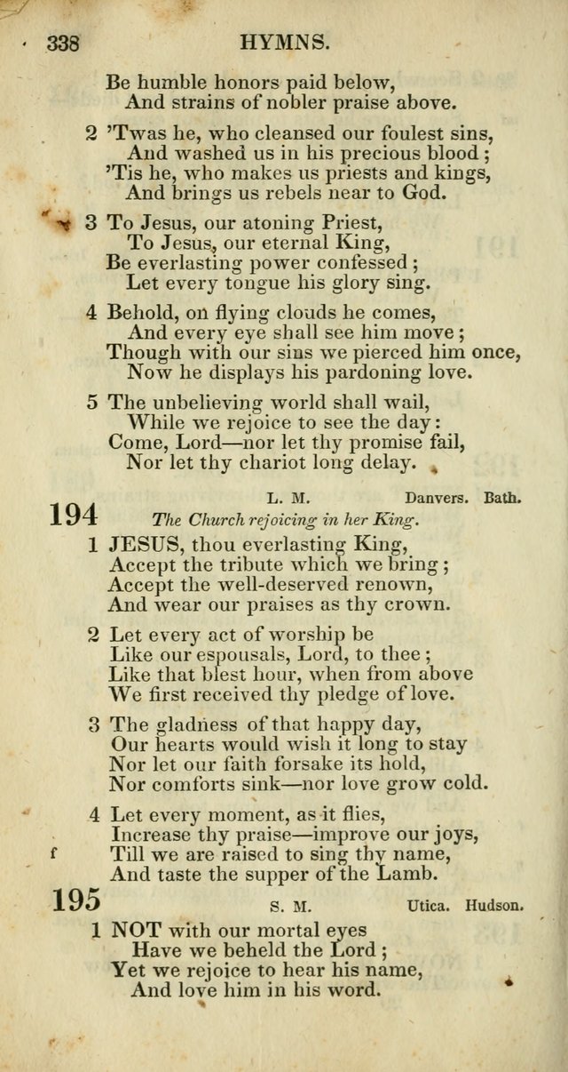Church Psalmody: a Collection of Psalms and Hymns adapted to public worship page 341