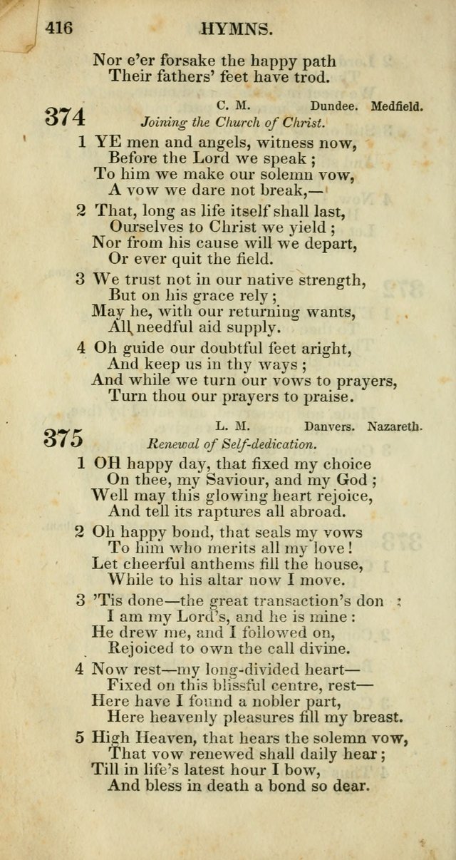 Church Psalmody: a Collection of Psalms and Hymns adapted to public worship page 419