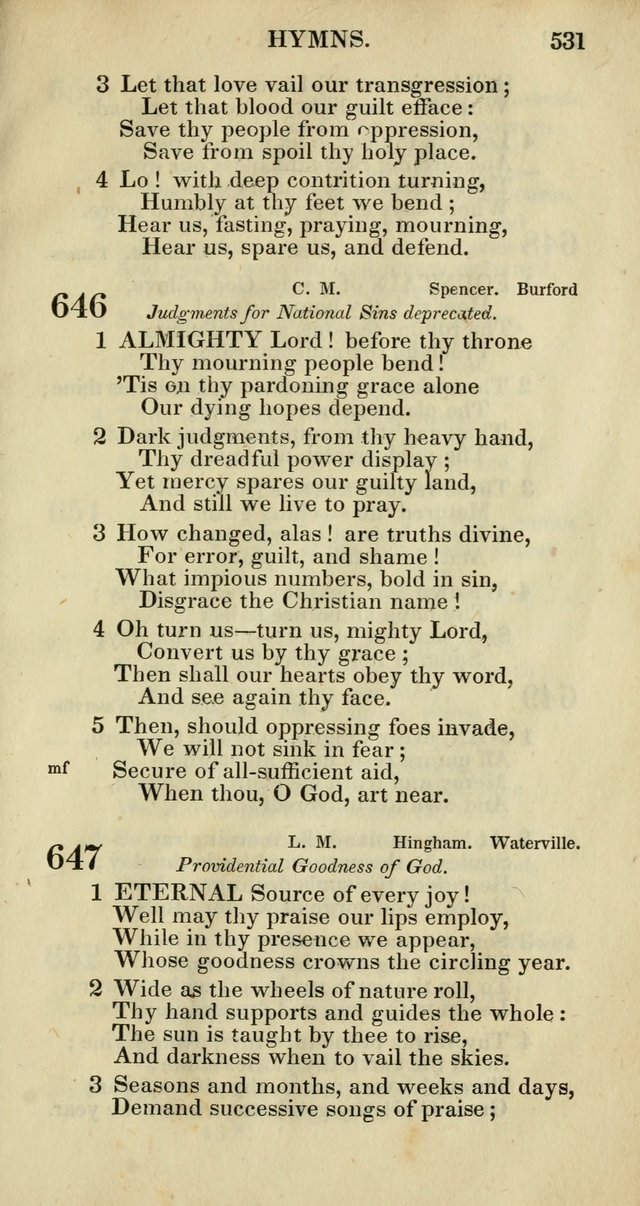 Church Psalmody: a Collection of Psalms and Hymns adapted to public worship page 534
