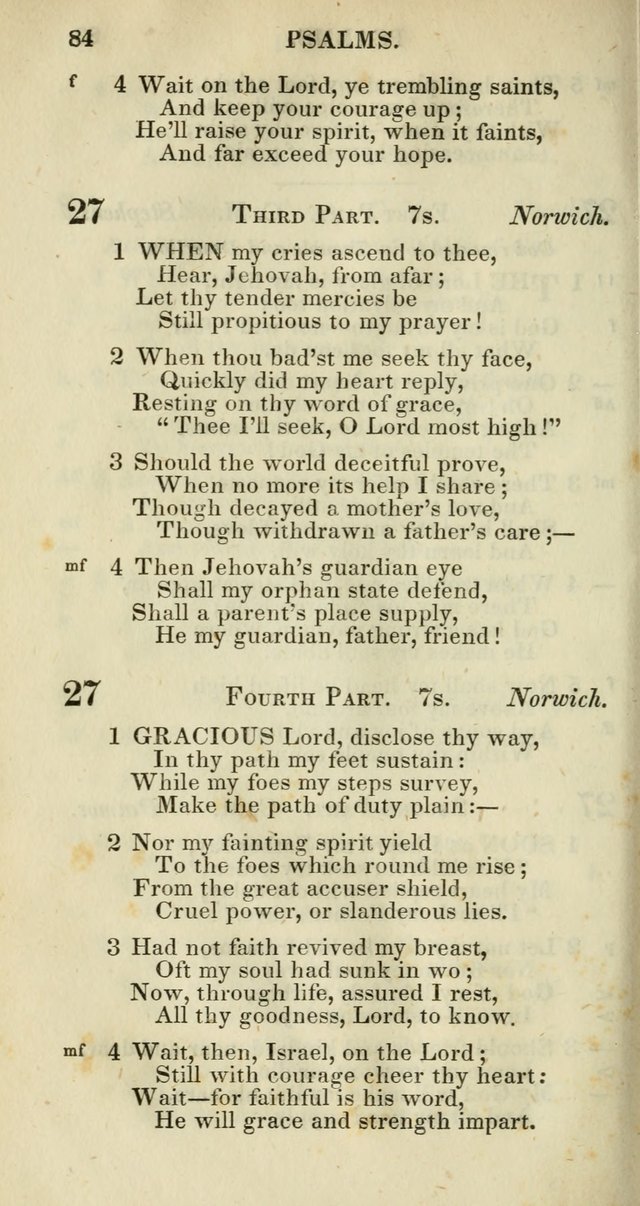 Church Psalmody: a Collection of Psalms and Hymns adapted to public worship page 87