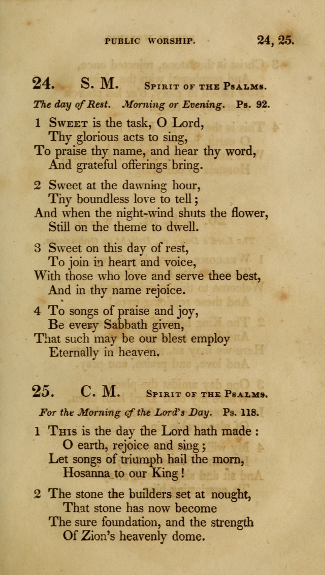 A Collection of Psalms and Hymns for Christian Worship (6th ed.) page 19