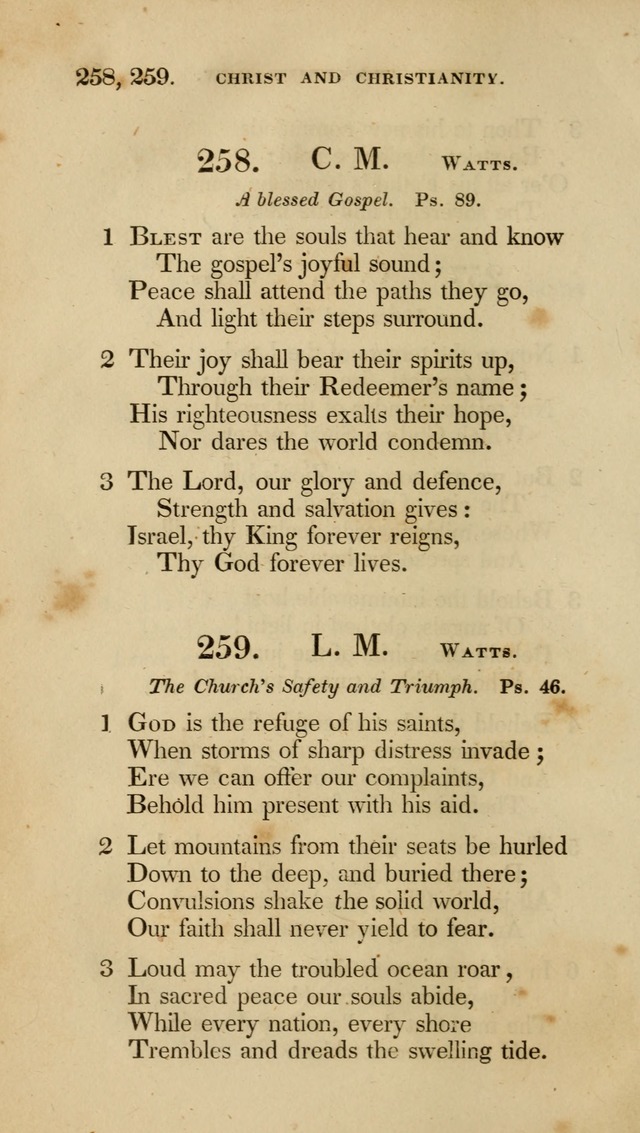 A Collection of Psalms and Hymns for Christian Worship (6th ed.) page 190