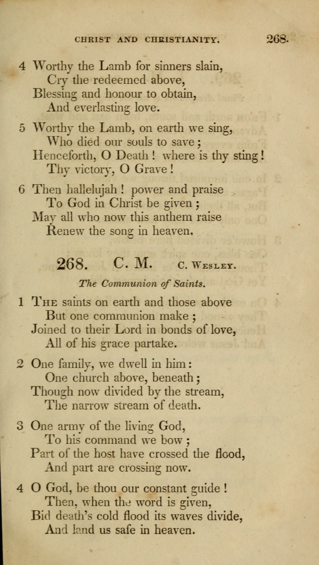 A Collection of Psalms and Hymns for Christian Worship (6th ed.) page 197