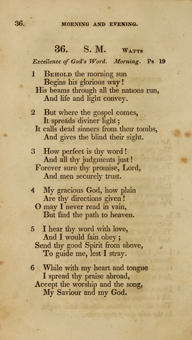 A Collection of Psalms and Hymns for Christian Worship (6th ed.) page 26