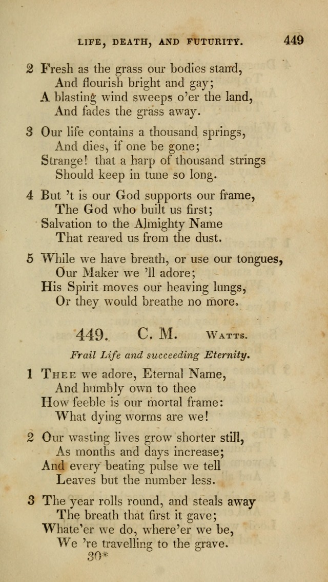 A Collection of Psalms and Hymns for Christian Worship (6th ed.) page 321