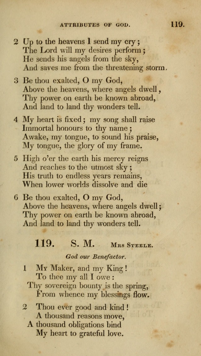 A Collection of Psalms and Hymns for Christian Worship (6th ed.) page 89