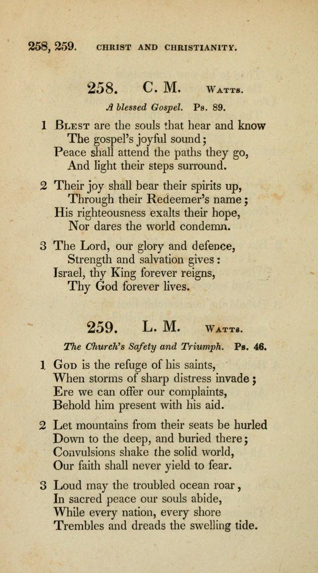 A Collection of Psalms and Hymns for Christian Worship (10th ed.) page 192