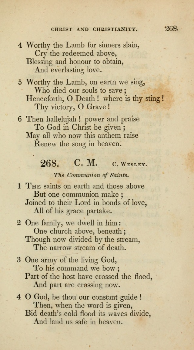 A Collection of Psalms and Hymns for Christian Worship (10th ed.) page 199