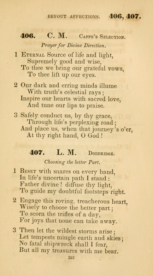 A Collection of Psalms and Hymns for Christian Worship. (45th ed.) page 323