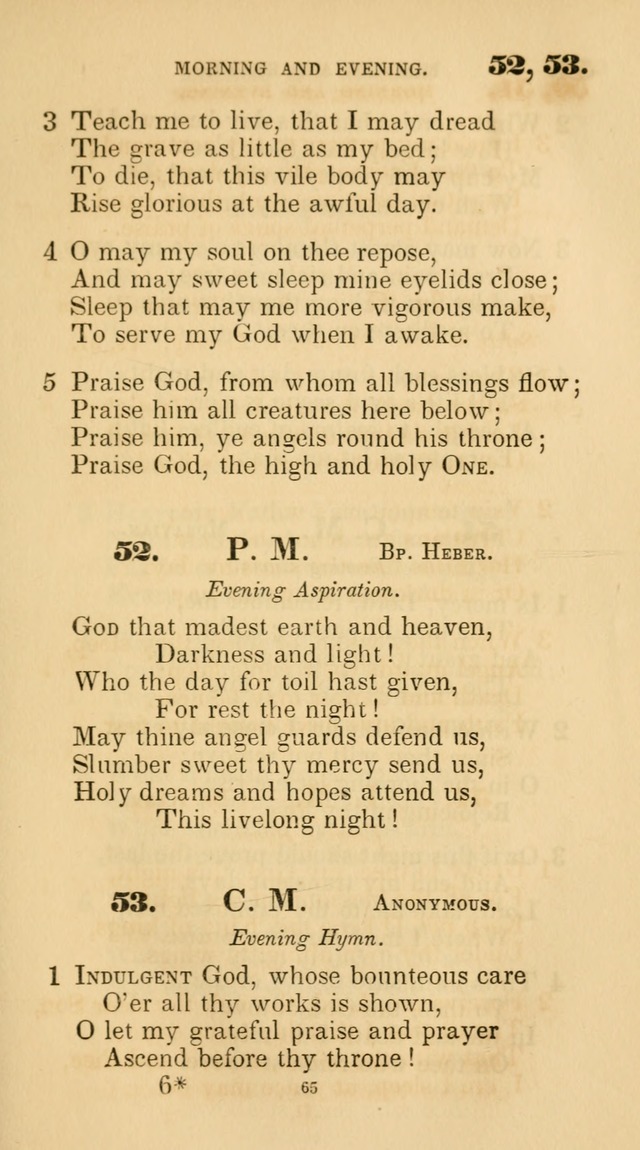 A Collection of Psalms and Hymns for Christian Worship. (45th ed.) page 65