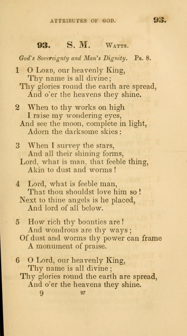 A Collection of Psalms and Hymns for Christian Worship. (45th ed.) page 97
