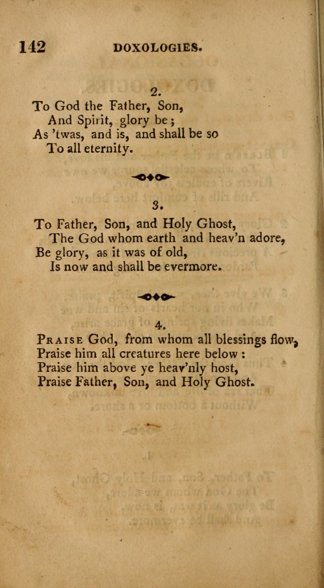 A Collection of Psalms and Hymns: from various authors, chiefly designed for public worship (4th ed.) page 142