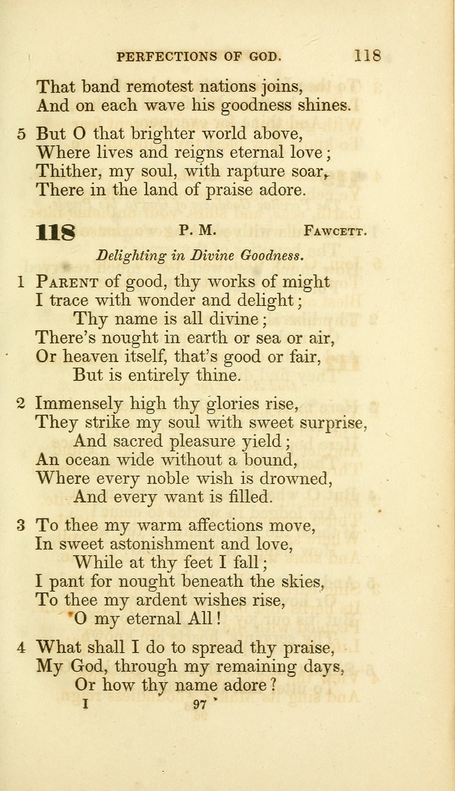 A Collection of Psalms and Hymns: from Watts, Doddridge, and others (4th ed. with an appendix) page 119