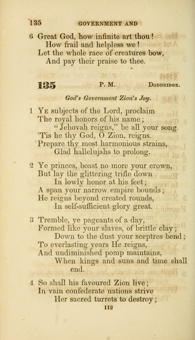 A Collection of Psalms and Hymns: from Watts, Doddridge, and others (4th ed. with an appendix) page 134