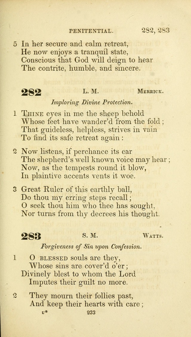 A Collection of Psalms and Hymns: from Watts, Doddridge, and others (4th ed. with an appendix) page 255