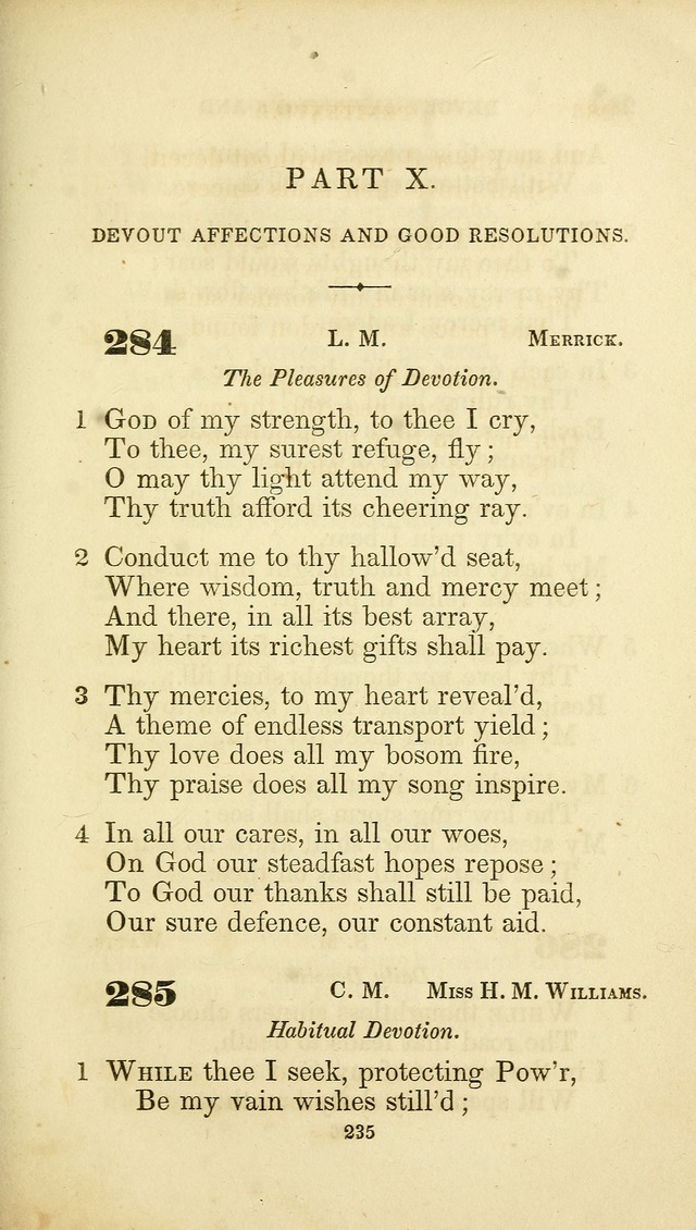 A Collection of Psalms and Hymns: from Watts, Doddridge, and others (4th ed. with an appendix) page 257