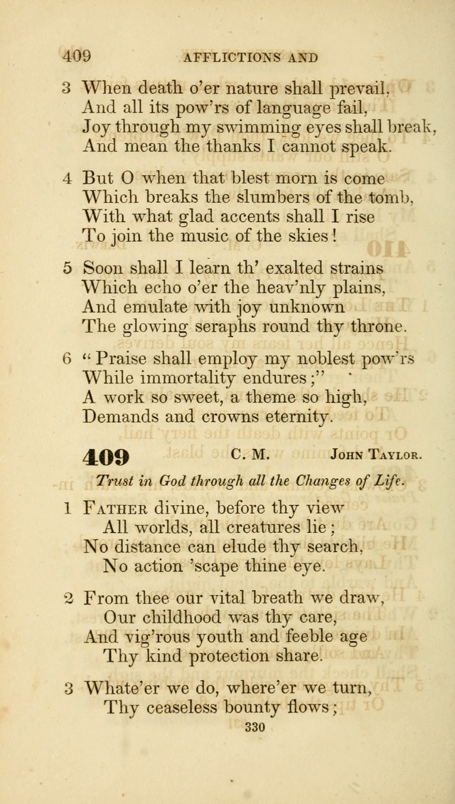 A Collection of Psalms and Hymns: from Watts, Doddridge, and others (4th ed. with an appendix) page 354