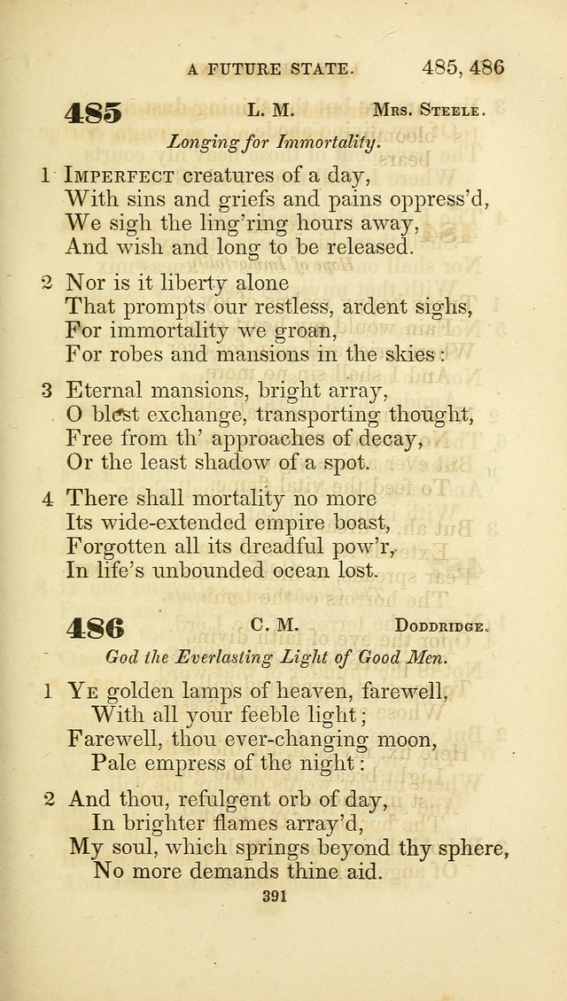 A Collection of Psalms and Hymns: from Watts, Doddridge, and others (4th ed. with an appendix) page 415