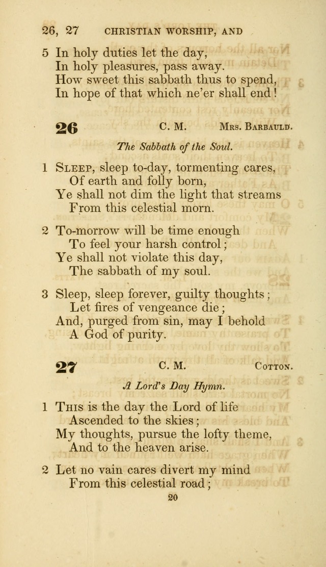A Collection of Psalms and Hymns: from Watts, Doddridge, and others (4th ed. with an appendix) page 42