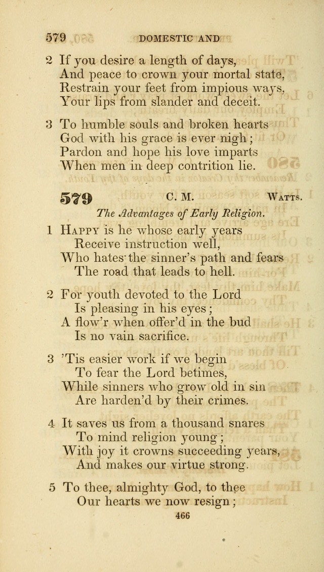 A Collection of Psalms and Hymns: from Watts, Doddridge, and others (4th ed. with an appendix) page 490