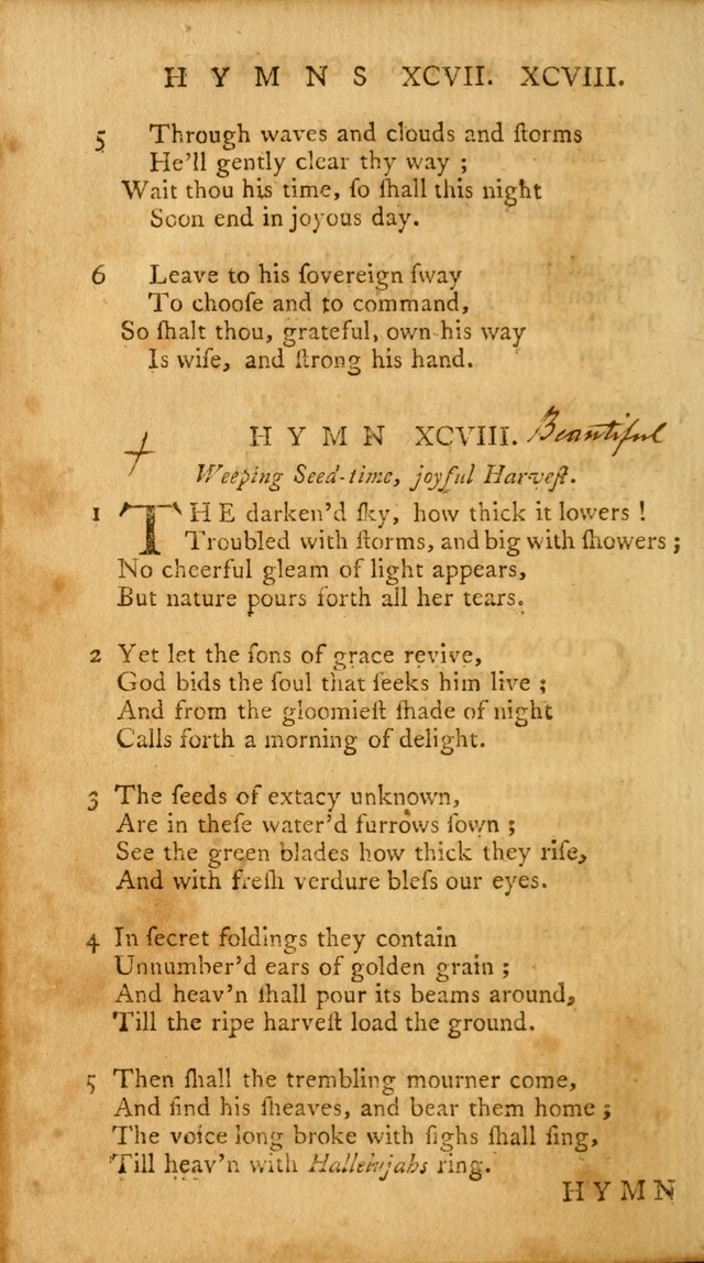 A Collection of Psalms and Hymns for Publick Worship page 114