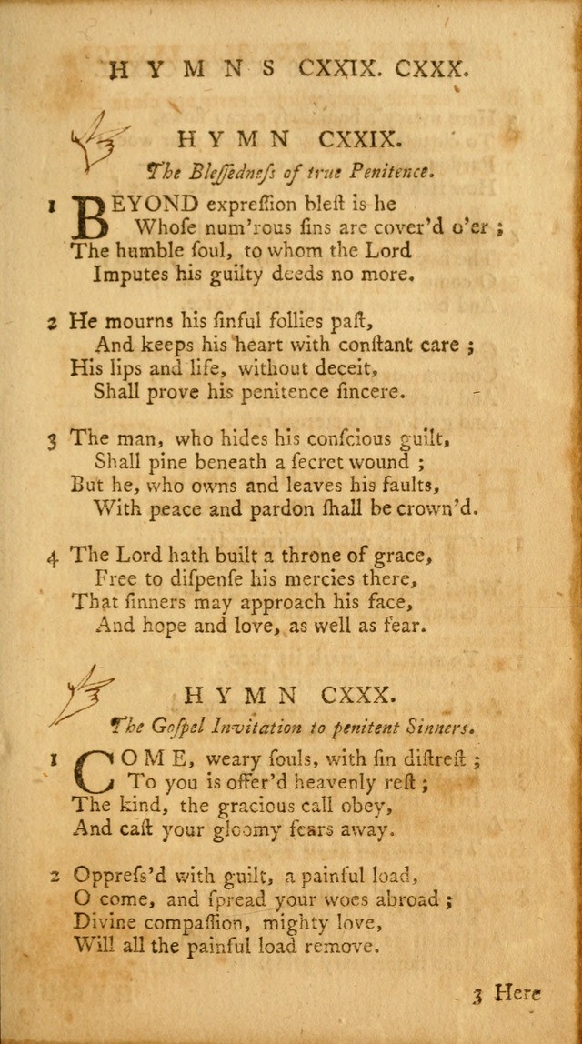 A Collection of Psalms and Hymns for Publick Worship page 137