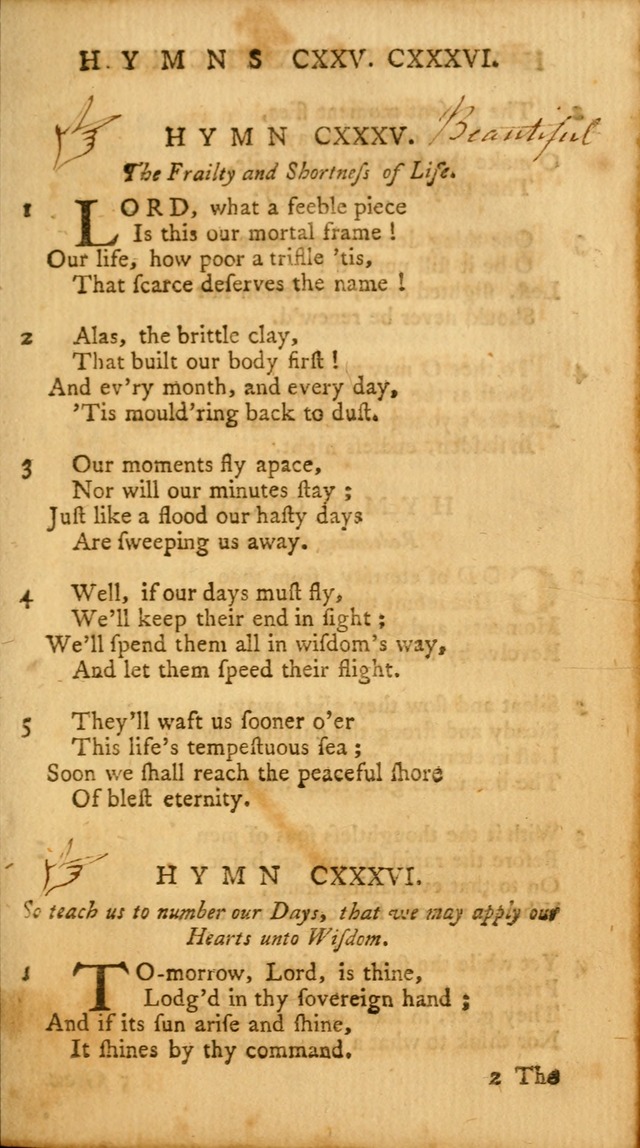 A Collection of Psalms and Hymns for Publick Worship page 141