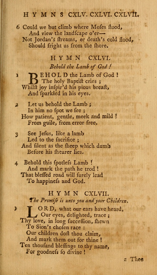 A Collection of Psalms and Hymns for Public Worship page 149