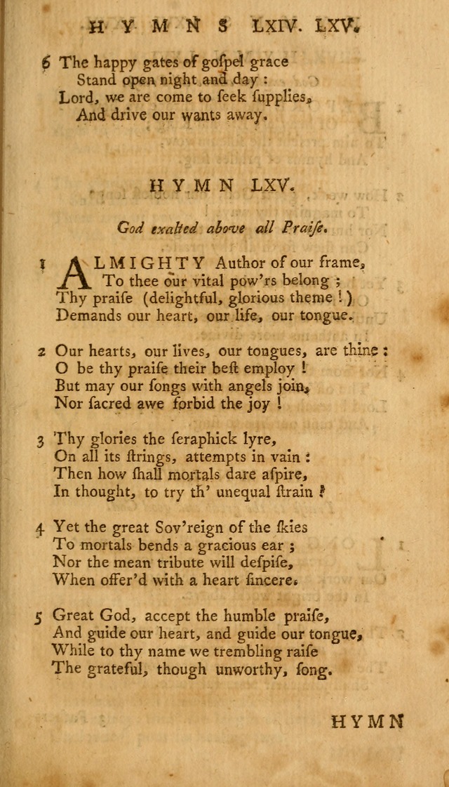 A Collection of Psalms and Hymns for Public Worship page 91