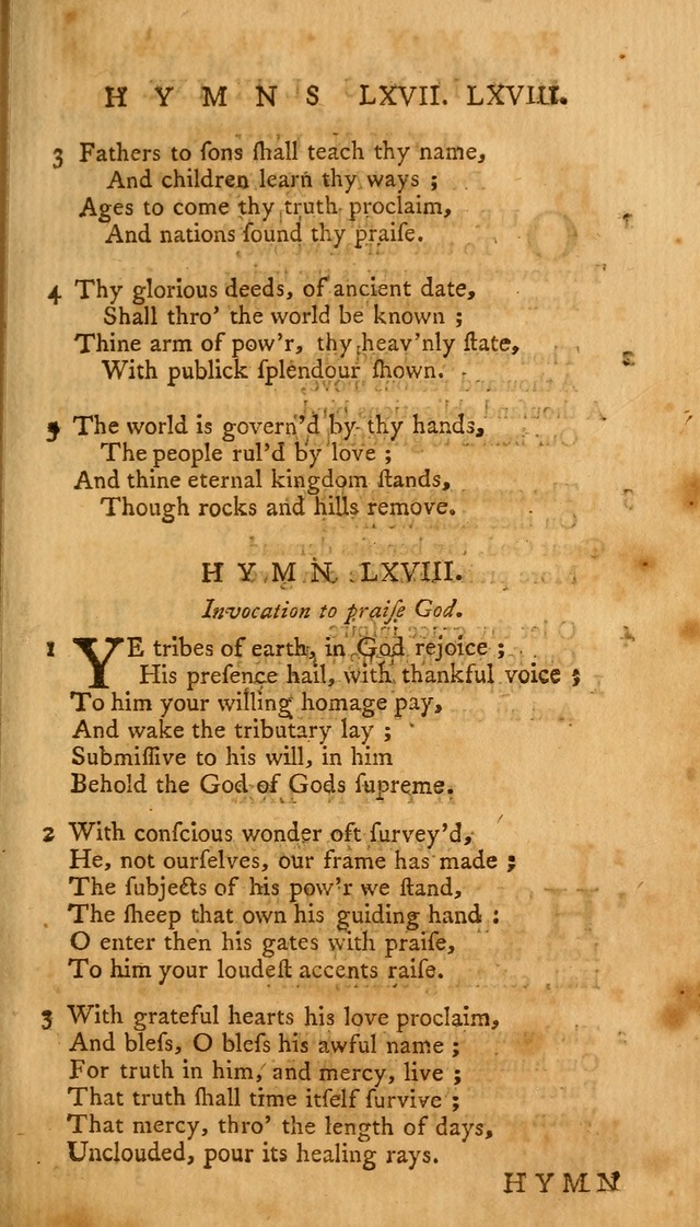 A Collection of Psalms and Hymns for Public Worship page 93