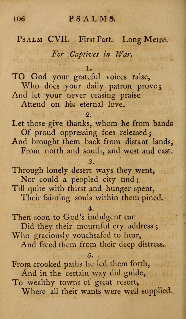 A Collection of Psalms and Hymns for Publick Worship (2nd ed.) page 106