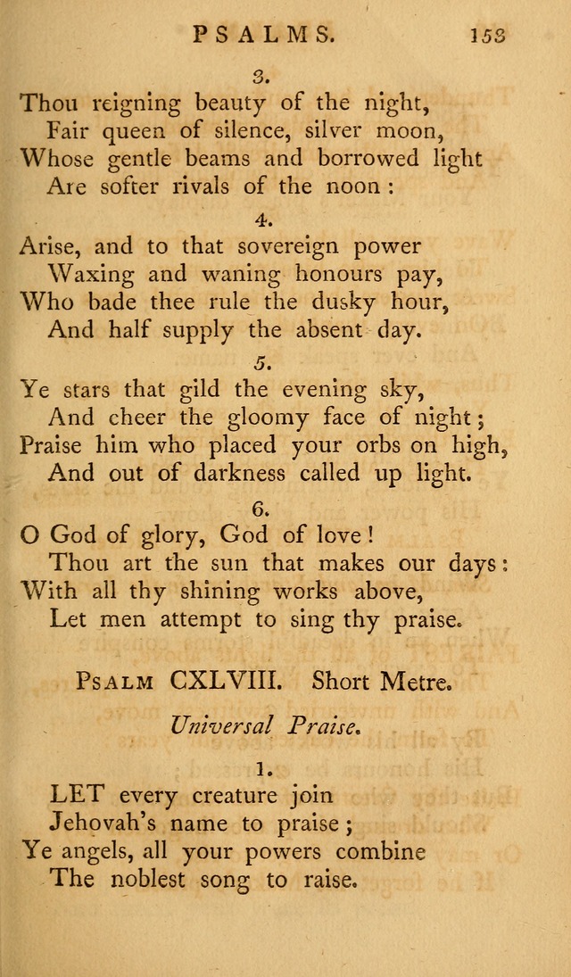 A Collection of Psalms and Hymns for Publick Worship (2nd ed.) page 153